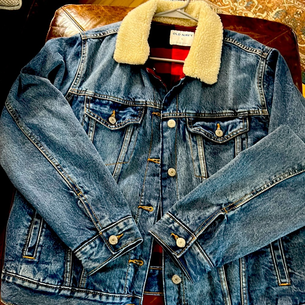 Old Navy Dark Wash Jean Jacket XL
